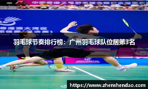 羽毛球节奏排行榜：广州羽毛球队位居第3名