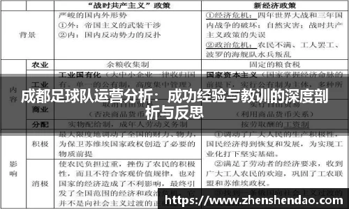 成都足球队运营分析：成功经验与教训的深度剖析与反思